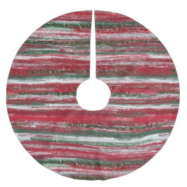 Candy Stripe Julgransmatta Borstad Polyester
