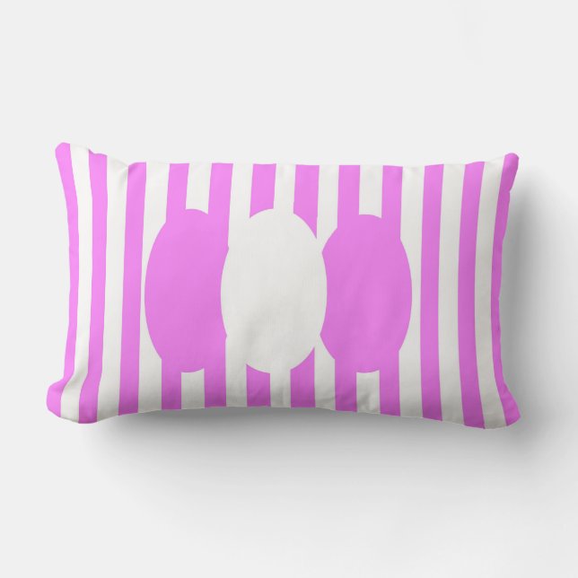 Candy Stripe Lumbarkudde (Framsida)
