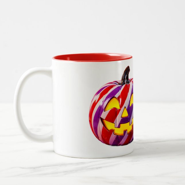 Candy Stripe Pumpkin II Mugg (Vänster)