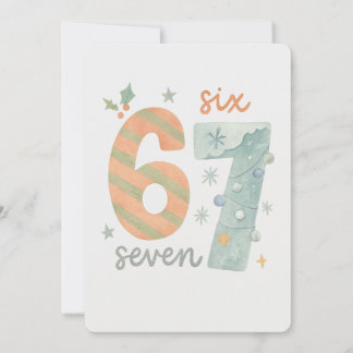 Candy Stripe & Snowflake 67 – Handmade Holiday Num Inbjudningar