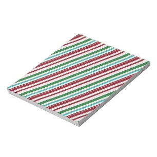 Candy Stripes Glitter Anteckningsblock
