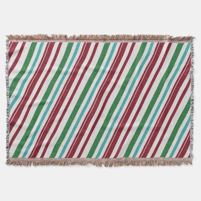 Candy Stripes Glitter Filt (Framsidan)