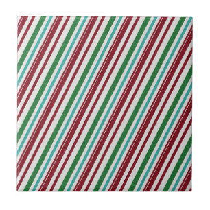 Candy Stripes Glitter Kakelplatta