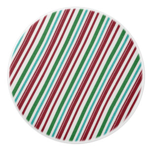 Candy Stripes Glitter Knopp