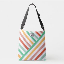 Candy Stripes Monogram-handväskor Axelväska