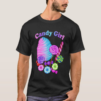 Candy Sweet Lolly Cotton Candy Treat T Shirt