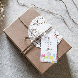 Candy Sweet Shop Tack Presentetikett