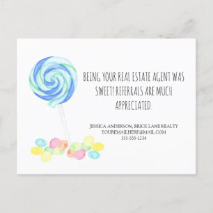 Candy Sweets Real Gods Referrals Vykort