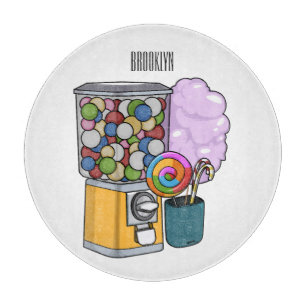 Candy tecknad illustration