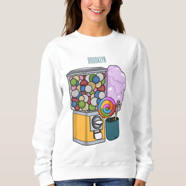Candy tecknad illustration t shirt (Framsida)