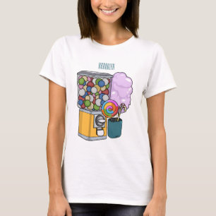 Candy tecknad illustration t shirt