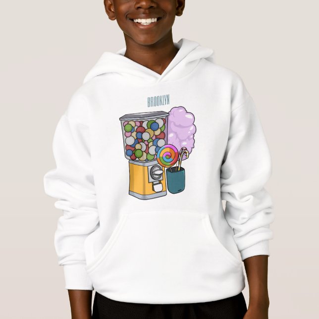 Candy tecknad illustration t shirt (Framsida)