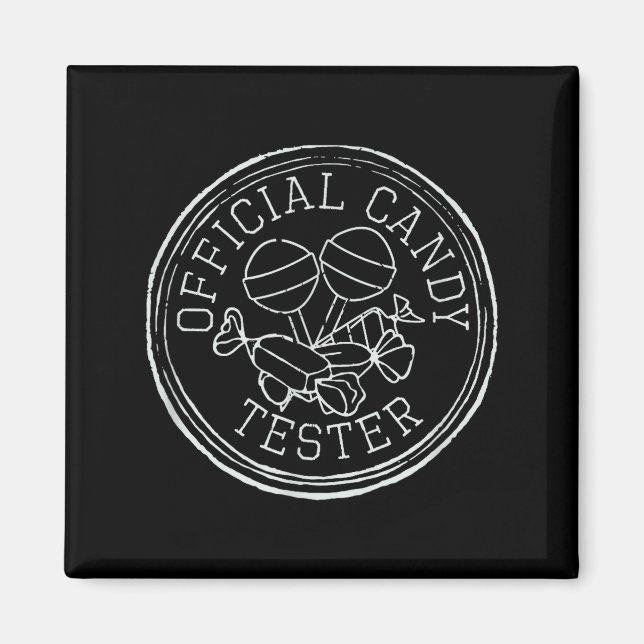 Candy Tester, Retro Candy Lovers  Magnet (Framsidan)