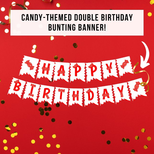 Candy Theme Barnkalas girlang banner Vimplar (Skapare uppladdad)