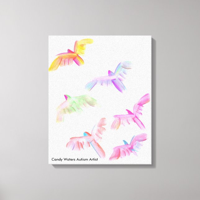 Candy Vatten Autism Artist Canvastryck (Framsida)