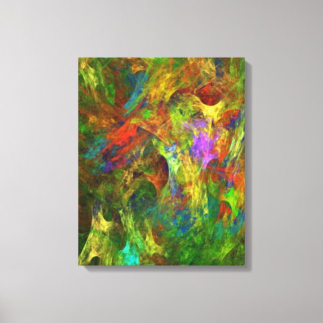 Candy Vatten Autism Artist Canvastryck (Framsida)