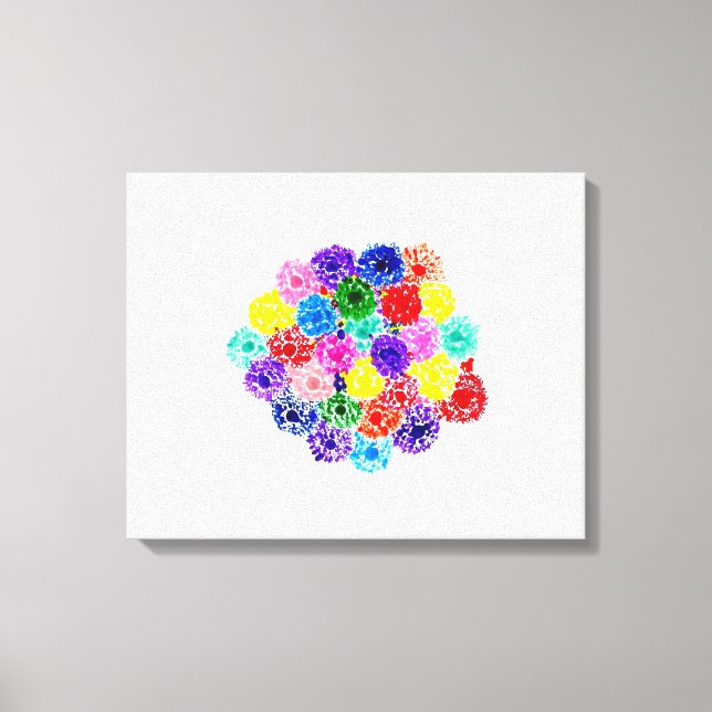 Candy Vatten Autism Artist Canvastryck (Framsida)