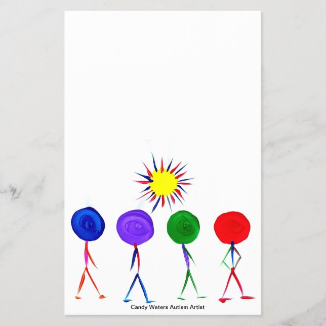 Candy Vatten Autism Artist Flygblad (Framsidan)