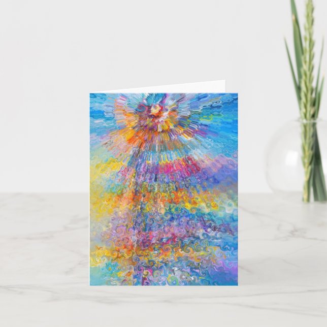Candy Vatten Autism Artist Helgkort (Framsida)