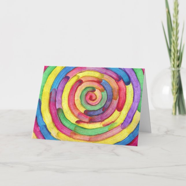 Candy Vatten Autism Artist Kort (Framsida)