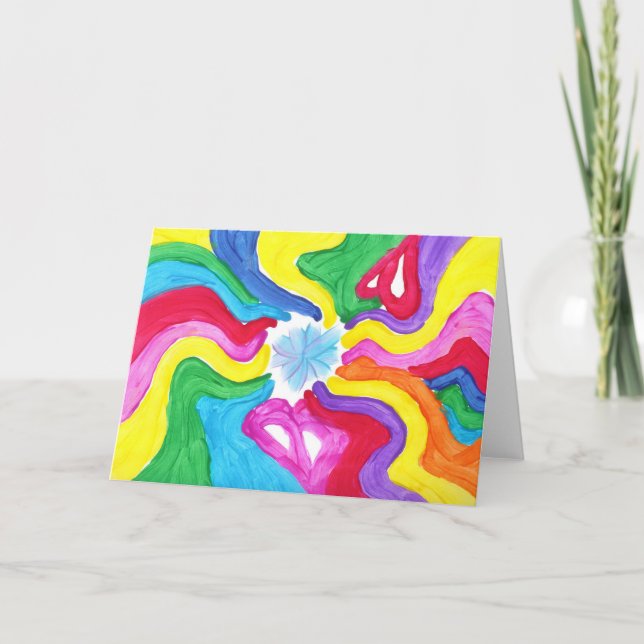 Candy Vatten Autism Artist Kort (Framsida)