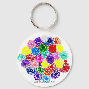 Candy Vatten Autism Artist Nyckelring