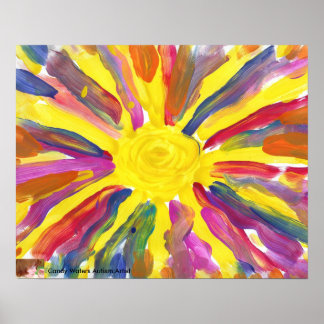 Candy Vatten Autism Artist Painting Poster