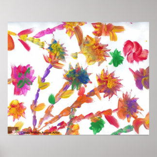 Candy Vatten Autism Artist Painting Poster