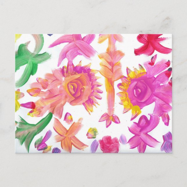 Candy Vatten Autism Artist Postcard Vykort (Framsida)