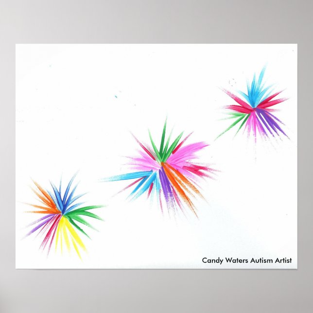 Candy Vatten Autism Artist Poster (Framsidan)
