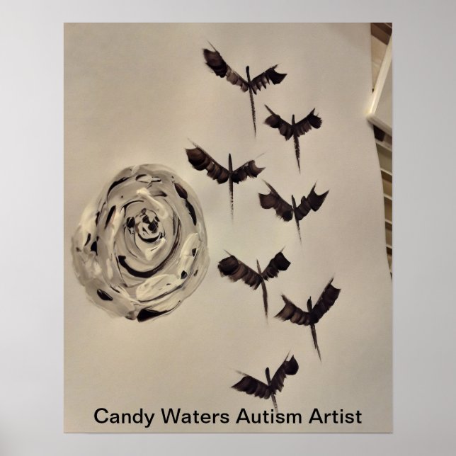 Candy Vatten Autism Artist Poster (Framsidan)