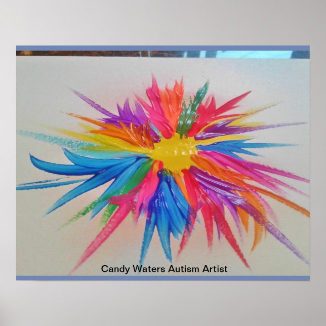 Candy Vatten Autism Artist Poster (Framsidan)