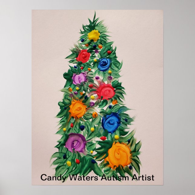 Candy Vatten Autism Artist Poster (Framsidan)