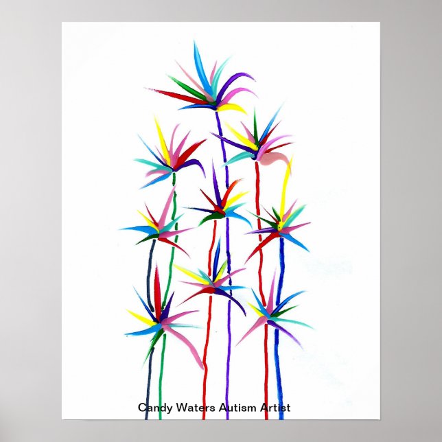 Candy Vatten Autism Artist Poster (Framsidan)