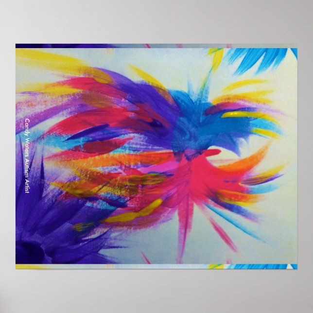 Candy Vatten Autism Artist Poster (Framsidan)