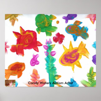 Candy Vatten Autism Artist Poster