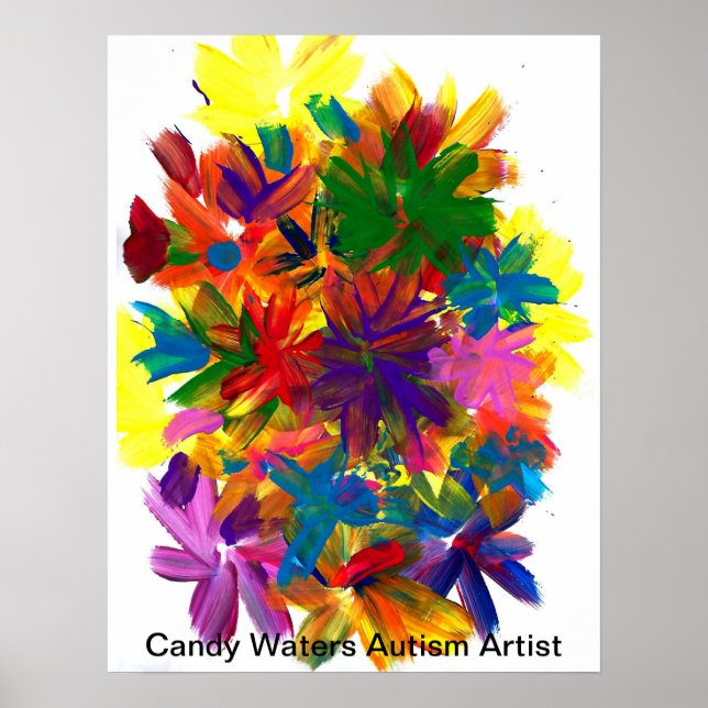 Candy Vatten Autism Artist Poster (Framsidan)