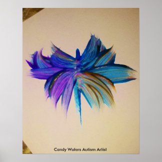 Candy Vatten Autism Artist Poster