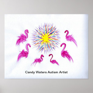 Candy Vatten Autism Artist Poster