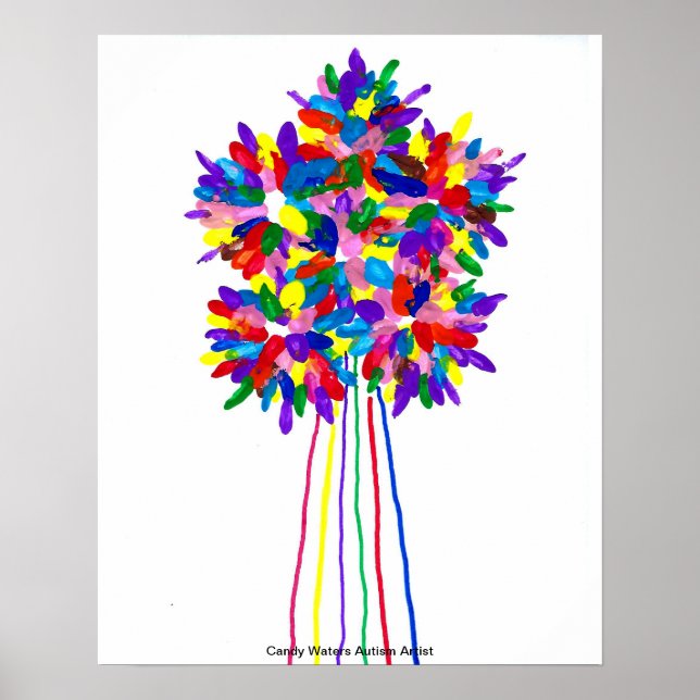 Candy Vatten Autism Artist Poster (Framsidan)