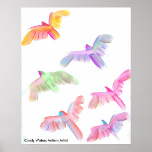 Candy Vatten Autism Artist Poster