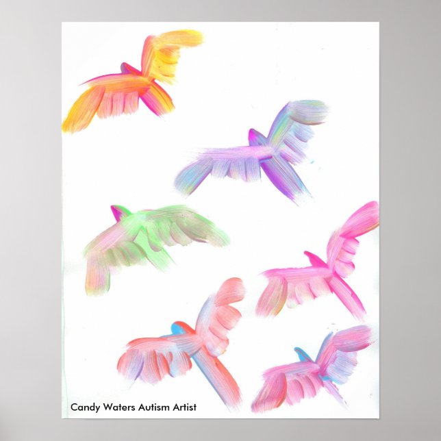 Candy Vatten Autism Artist Poster (Framsidan)