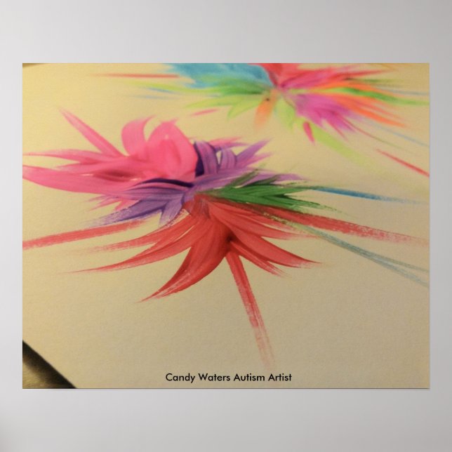 Candy Vatten Autism Artist Poster (Framsidan)