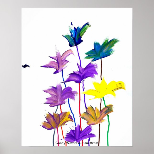Candy Vatten Autism Artist Poster (Framsidan)