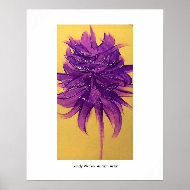 Candy Vatten Autism Artist Poster (Framsidan)
