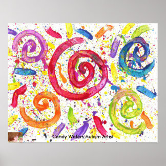 Candy Vatten Autism Artist Poster