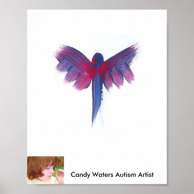 Candy Vatten Autism Artist Poster (Framsidan)