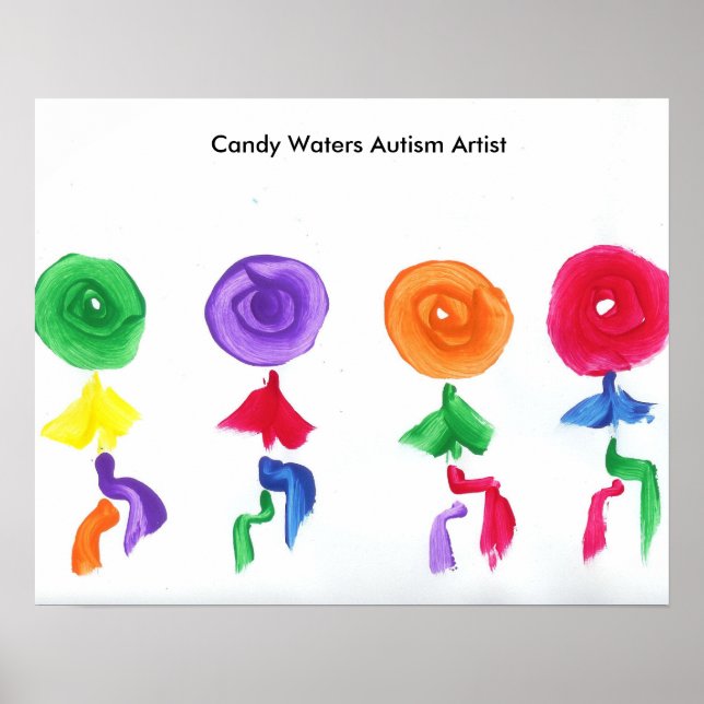 Candy Vatten Autism Artist Poster (Framsidan)