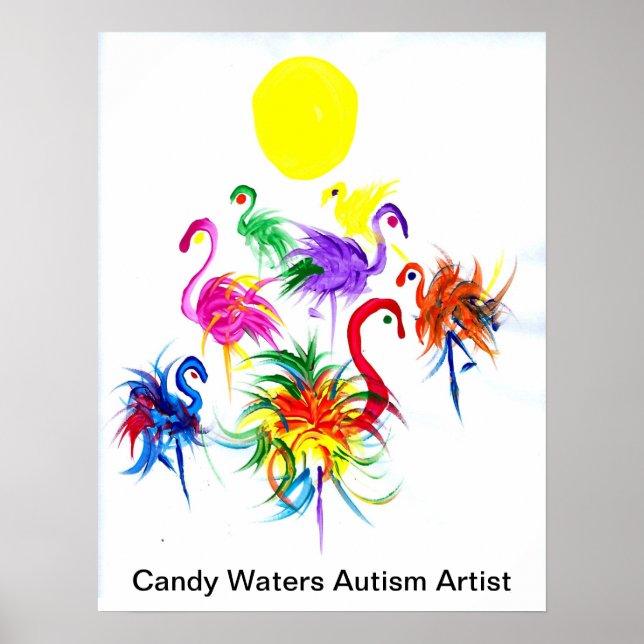 Candy Vatten Autism Artist Poster (Framsidan)