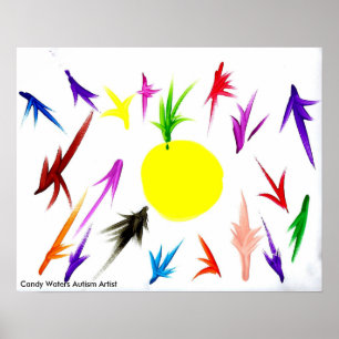 Candy Vatten Autism Artist Poster